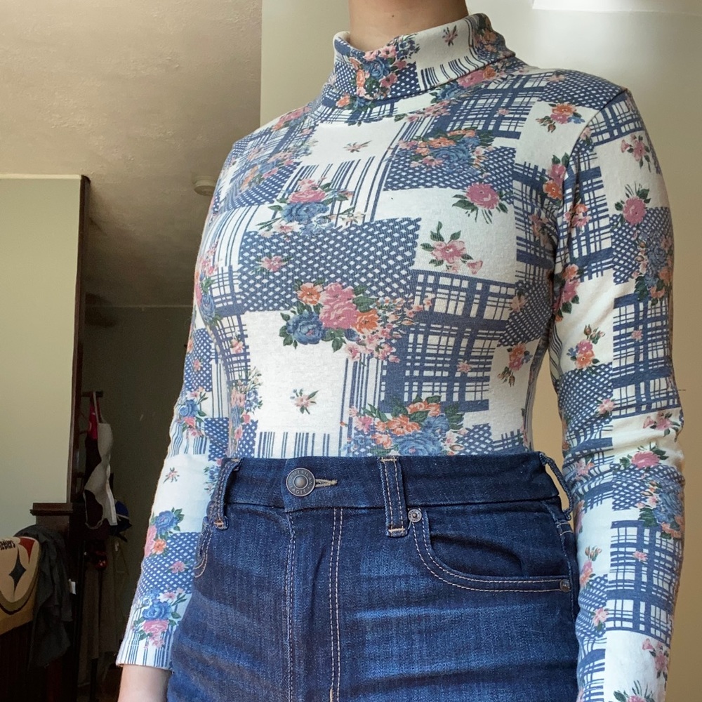 Turtleneck bodysuit